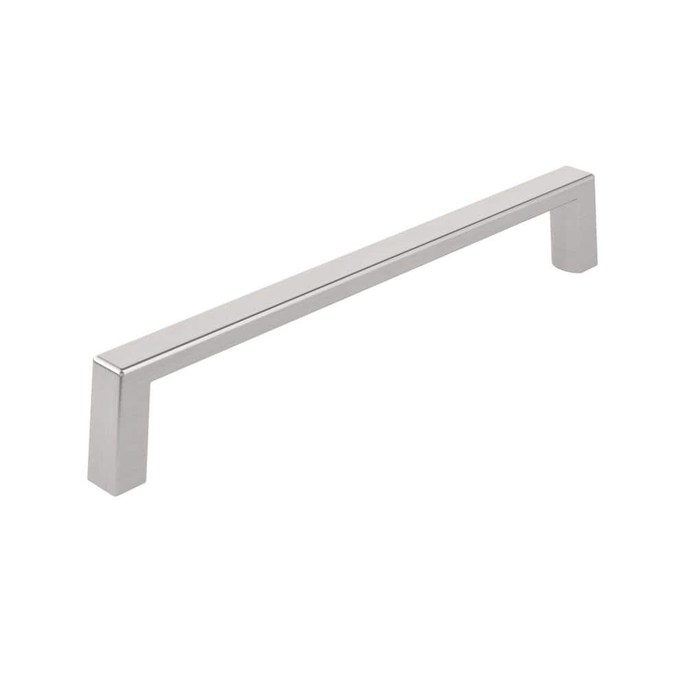 Eglinton Collection 6 in. (152 mm) Modern Brushed Nickel Rectangular Cabinet Bar Pull price history on PriceWatchPro