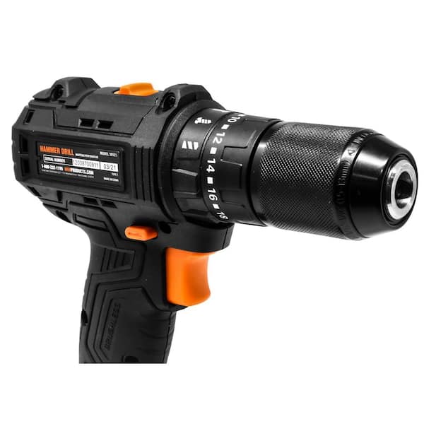 OEMTOOLS 20 Volt Max 1/2in Lithium Ion Brushless Hammer Drill