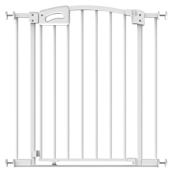 Perma Child Safety 31 in. H Ultimate Baby Gate, Safe Step, Auto Close and Locking Indicator, Pressure Mounted