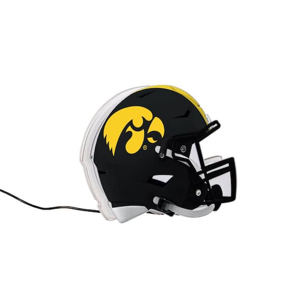 Evergreen University of Iowa Black NCAA Helmet Desklite LED Decor