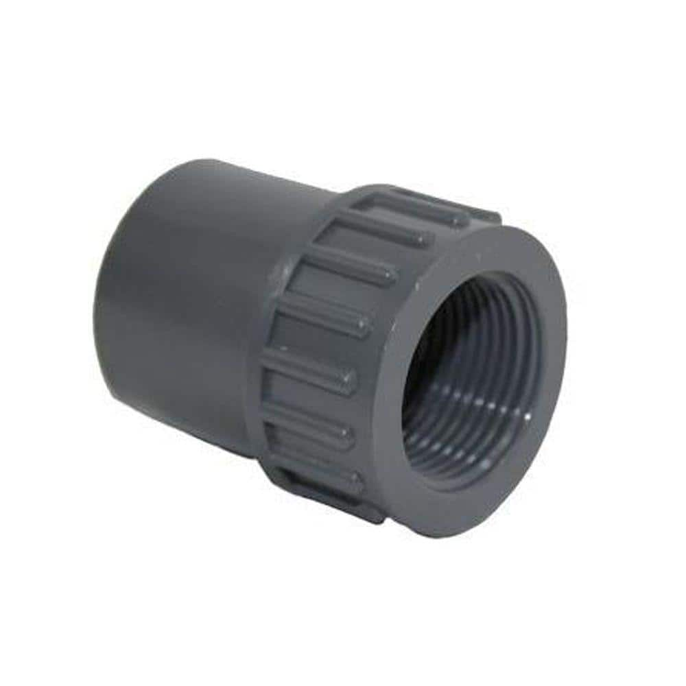 Dura In Sch Pvc Slip X Fpt Female Adapter C The Home Depot