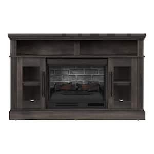 Thorncliff 54 in. Freestanding Electric Fireplace TV Stand in Gray Fawn Aged Oak