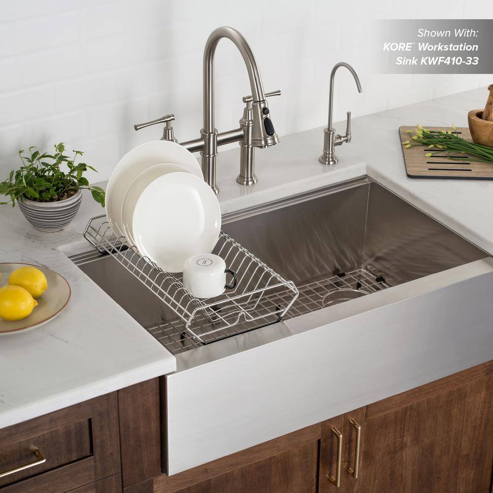 Stainless Steel Workstation Kitchen Sink Dish Drying Rack