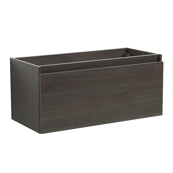 Fresca Mezzo 40 in. Bathroom Vanity Cabinet Only in Gray Oak