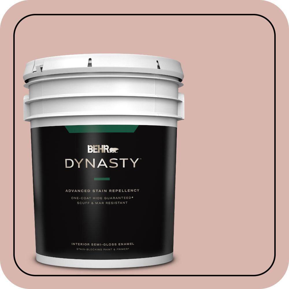 5 gal. #170E-3 Bridal Rose Semi-Gloss Enamel Interior Stain-Blocking Paint & Primer price history on PriceWatchPro