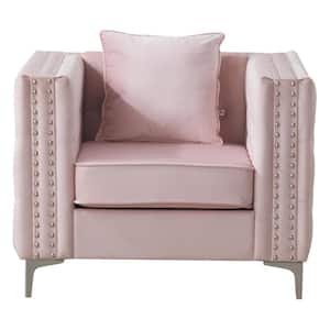 Paige Pink Accent Arm Chair