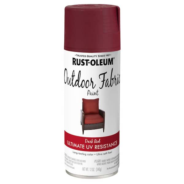 Dark Red, Rust-Oleum Specialty Fabric Spray Paint, 12 oz