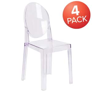 Transparent Crystal Ghost Chairs (Set of 4)