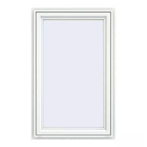 29.5 in. x 47.5 in. V-4500 Series White Vinyl Right-Handed Casement Window with Fiberglass Mesh Screen
