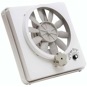 HIKE CREW White RV Roof Vent Fan with LED Light and Remote Control  HCRVF14RWLW - The Home Depot