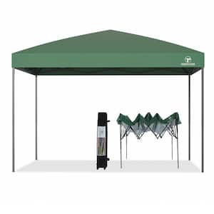 Outdoor Leisure 10 ft. x 10 ft. Green Pop-Up Canopy