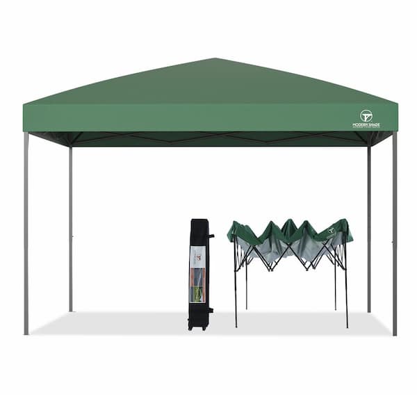 Unbranded Outdoor Leisure 10 ft. x 10 ft. Green Pop-Up Canopy