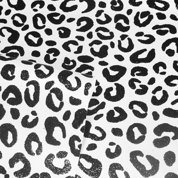 Arthouse Mono Sequin Leopard Print Non-Woven Wallpaper 921801 - The Home  Depot