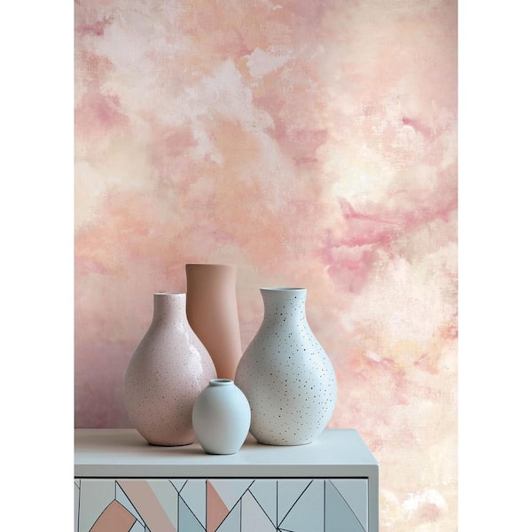 Aria Pink Abstract Wallpaper