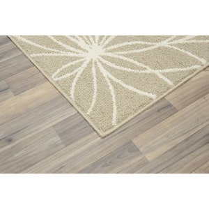 Grand Floral Tan/Ivory 8 ft. x 10 ft. Area Rug