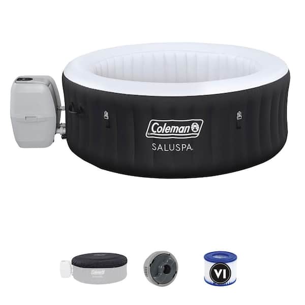 Coleman Miami Spa 4-Person Portable Inflatable Outdoor Air Jet Hot Tub ...