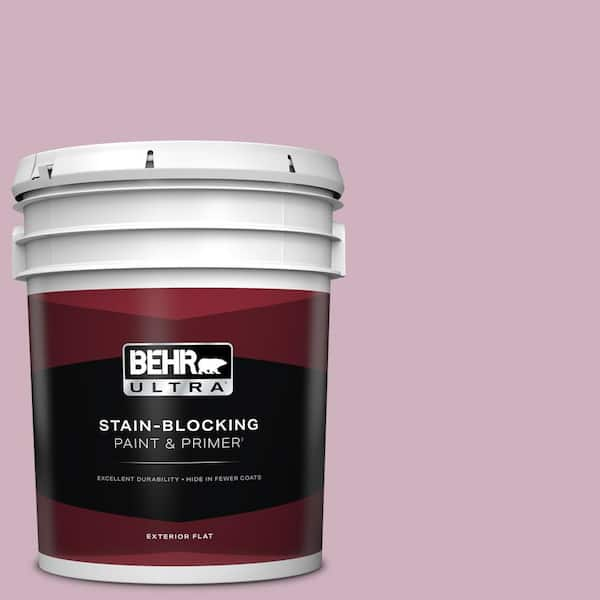 BEHR ULTRA 5 gal. #S120-3 Candlelight Dinner Flat Exterior Paint & Primer