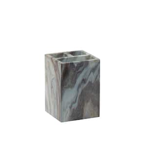 Square Freestanding Tooth Brush Holder in Agate