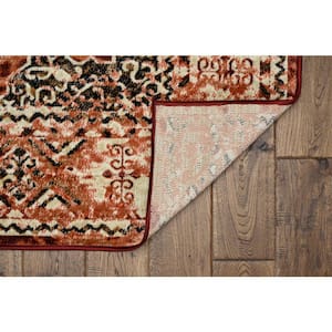 Crop Nain Red and Beige 8 ft. x 10 ft. Area Rug