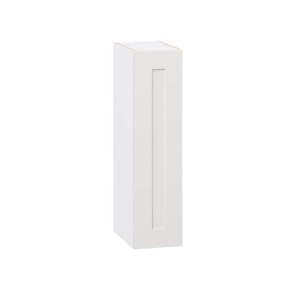 J COLLECTION Roseland 9 in. W x 14 in. D x 35 in. H Assembled Shaker Wall Kitchen Cabinet in Warm White