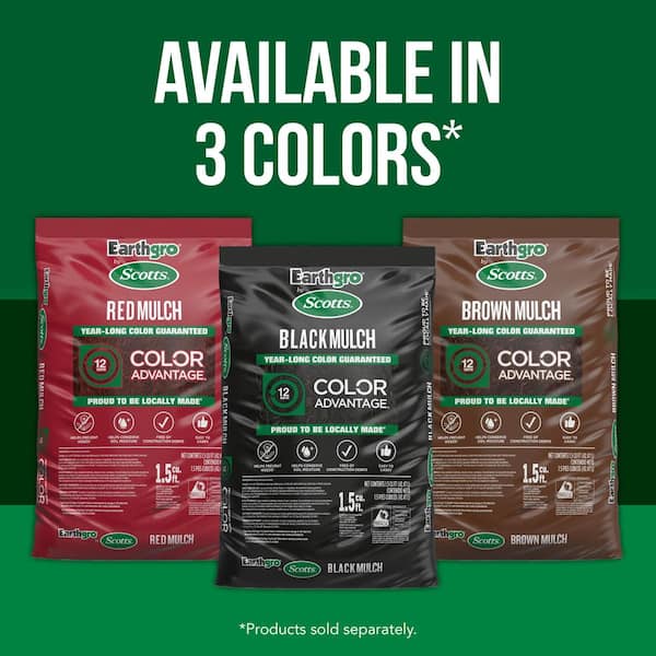 Earthgro - 1.5 cu. ft. Black Wood Shredded Bagged Mulch