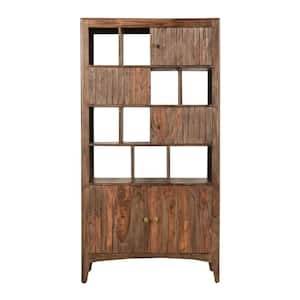 Coast to Coast Brownstone Nut Brown Bookcase