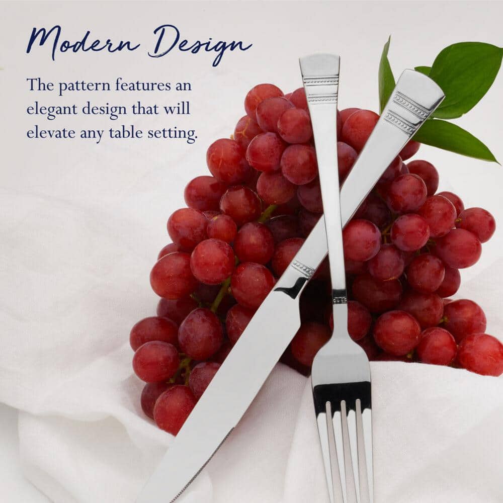Sapphire Bay 20-pc Flatware Set, Service for 4, Stainless Steel