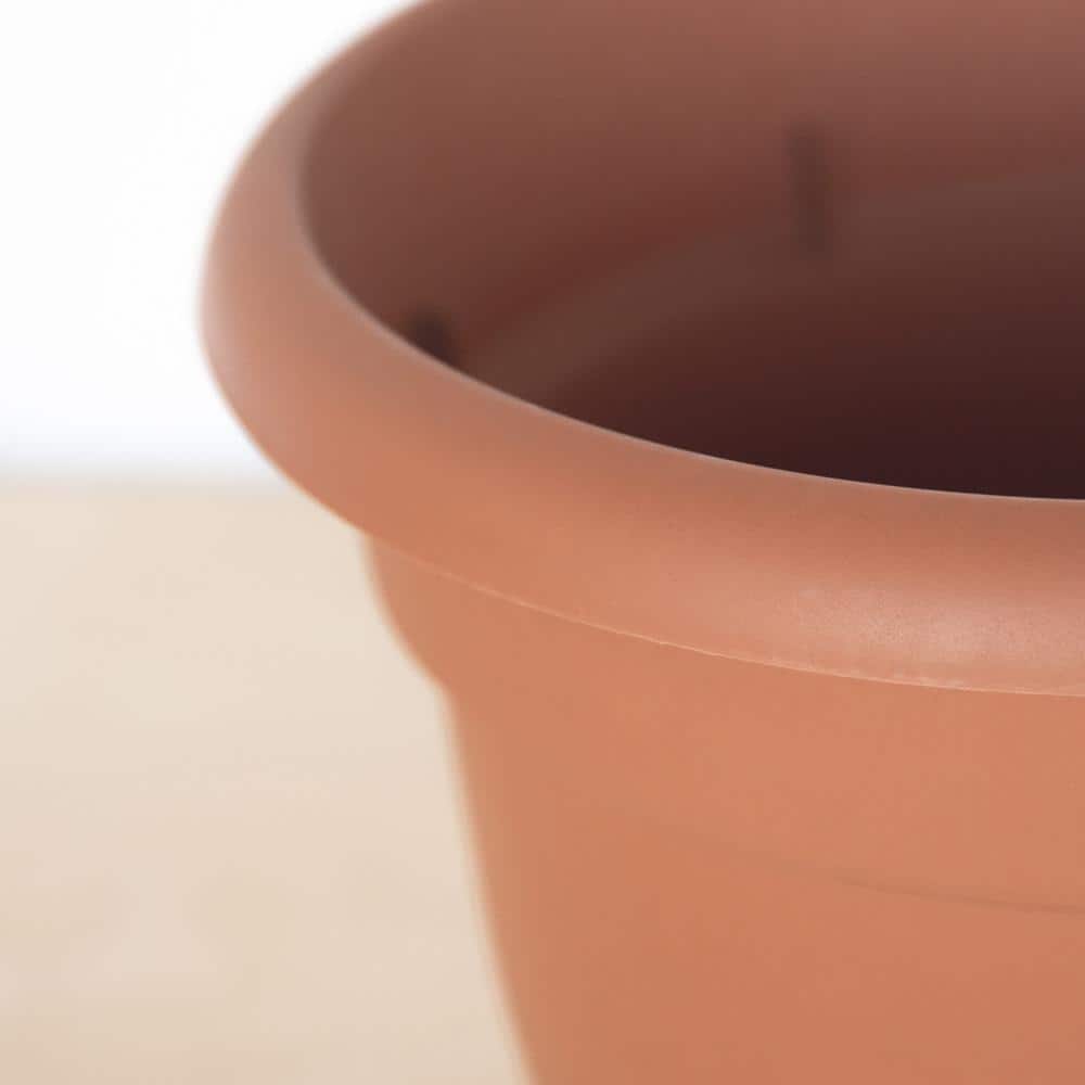 Ariana 17'' Muted Terra Cotta Self-Watering Indoor/Outdoor Planter