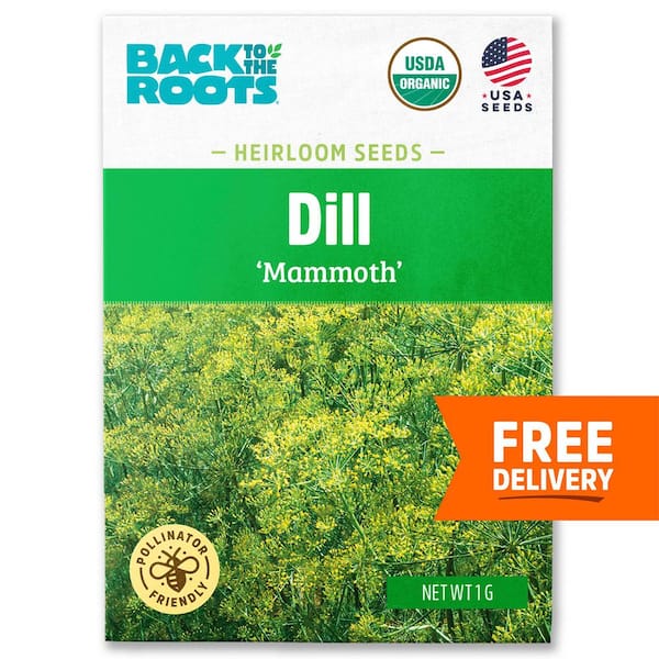 Back to the Roots Organic Mammoth Dill Seed (1-Pack)