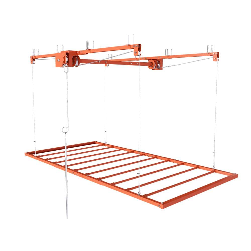Orange Iron 3 ft. x 6 ft. Overhead Garage Storage Rack for 10-12 ft. Ceilings, 370 lb. Capacity price history on PriceWatchPro