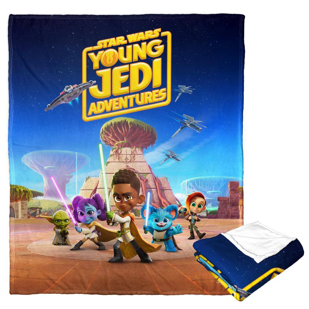 THE NORTHWEST GROUP Star Wars Young Jedi Young Jedi Adventures Silk Touch Throw