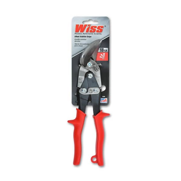 Crescent Wiss 9-1/4 Metalmaster Offset Straight and Left Cut Aviation Snips M6R & Crescent Wiss 9-1/4 Metalmaster Offset Straight and Right Cut Aviation Snips M7R 