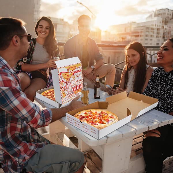 Pizza Box, Strong Pizza Box, Cardboard Food Boxes, Take Out Food - View #13