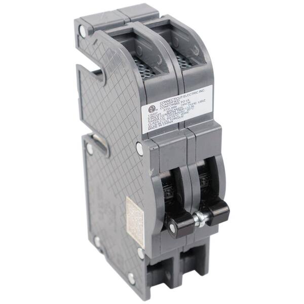 Connecticut Electric New UBIZ Thick 60 Amp 1-1/2 in. 2-Pole Zinsco Type QC60 Replacement Circuit Breaker