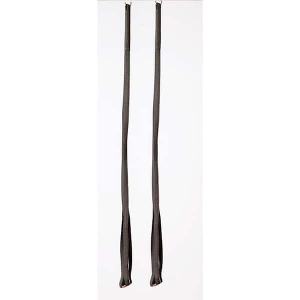 Primitive Planters 36 in. Olive Green Fabric Plant Hanger (2-Pack)