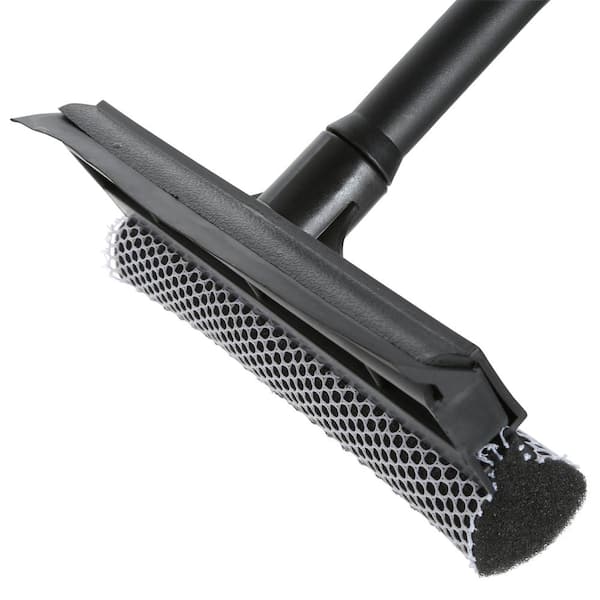 Winco WSS-12 12 Auto Windshield Squeegee and Sponge with 18 Handle