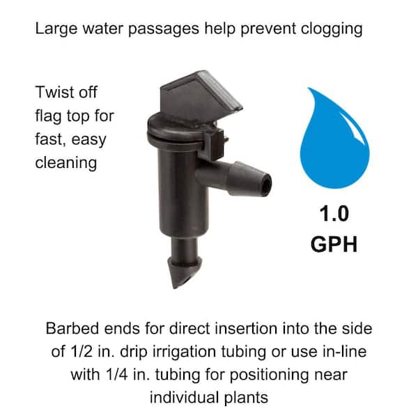 1 GPH Flag Drippers (25-Pack)