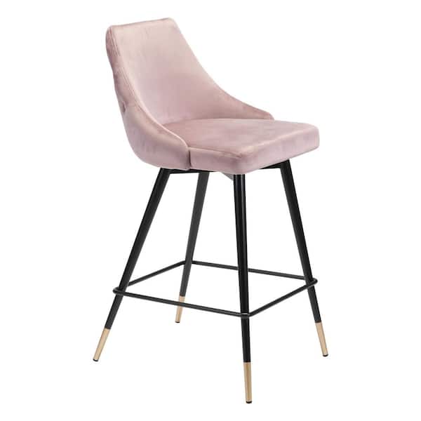 ZUO Piccolo Counter Chair Pink