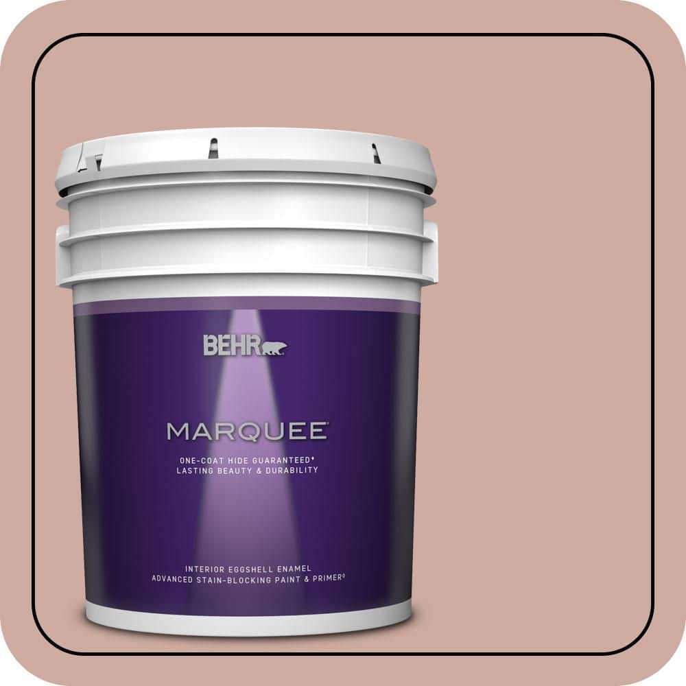 5 gal. #MQ1-50 Art Deco Pink One-Coat Hide Eggshell Enamel Interior Paint & Primer price history on PriceWatchPro