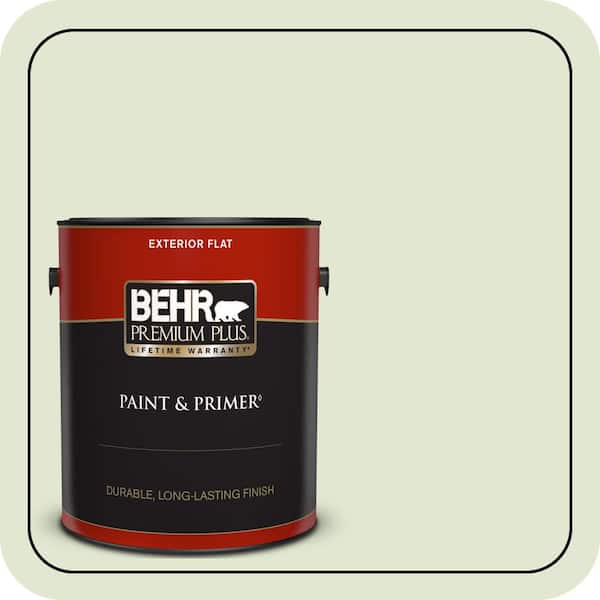 BEHR PREMIUM PLUS 1 gal. #M360-2 White Radish Flat Exterior Paint & Primer