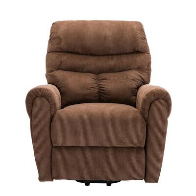Modern Electric Coffee Fabric Power Lift Recliner with Side Pocket For Elderly