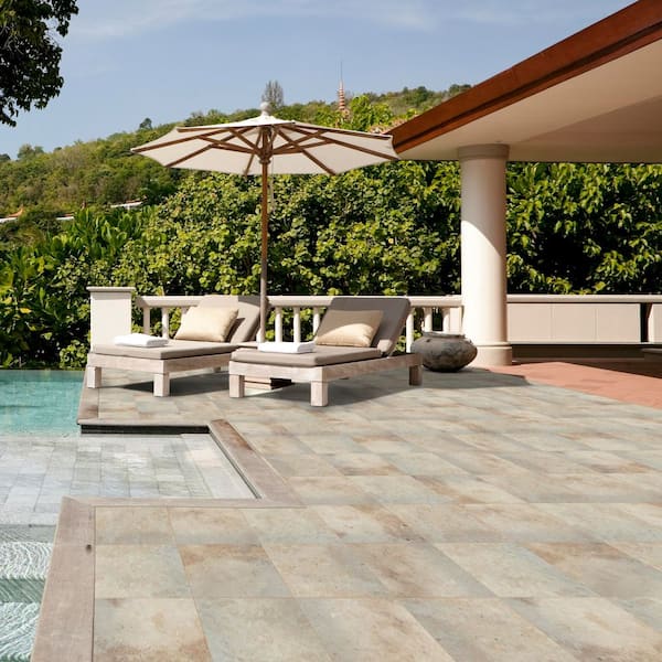 Tuscany Beige 2 cm. x 16 in. x 16 in. Tumbled Travertine Paver Tile (106.8 sq. ft./pallet)