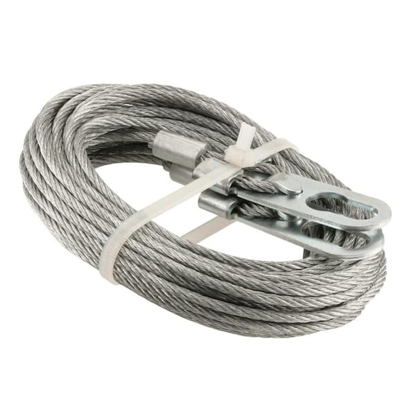 Prime-Line Extension Spring Cable Set, 1/8 in. x 13-1/2 ft., Galvanized Carbon Steel (2-Pack)