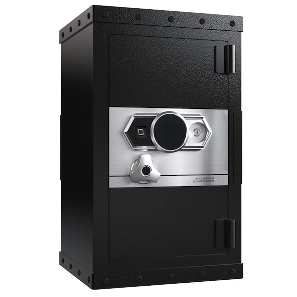 3-Lock Safe, Suitable for Home and Office Use, Large Steel Digital Safe Equipped with a Digital Lock