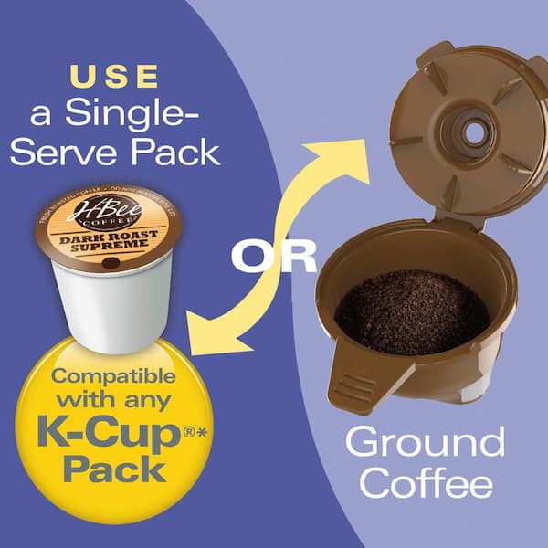 Hamilton Beach Flex Brew 2-Way 10-Cup Black Drip Coffee Maker with