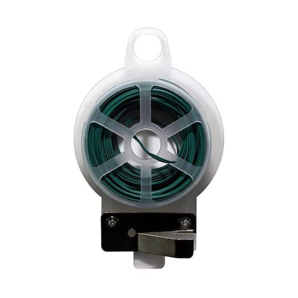 Home Accents Holiday 24 ft. Wire Tie Dispenser with Cutter in Green