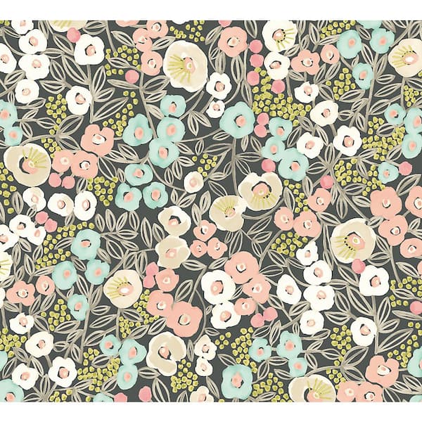OhPopsi Brown Caramel Capri Abstract Vinyl Non-pasted Wallpaper Roll