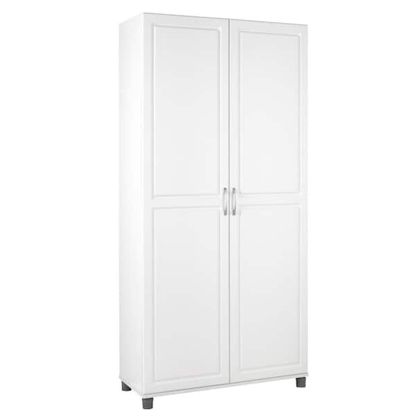 Systembuild Evolution Trailwinds White Storage Cabinet Hd55936 The
