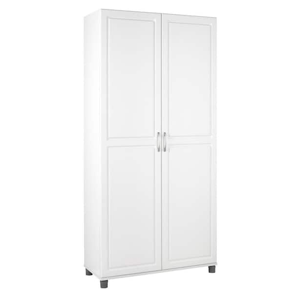 SystemBuild Evolution Trailwinds White Storage Cabinet