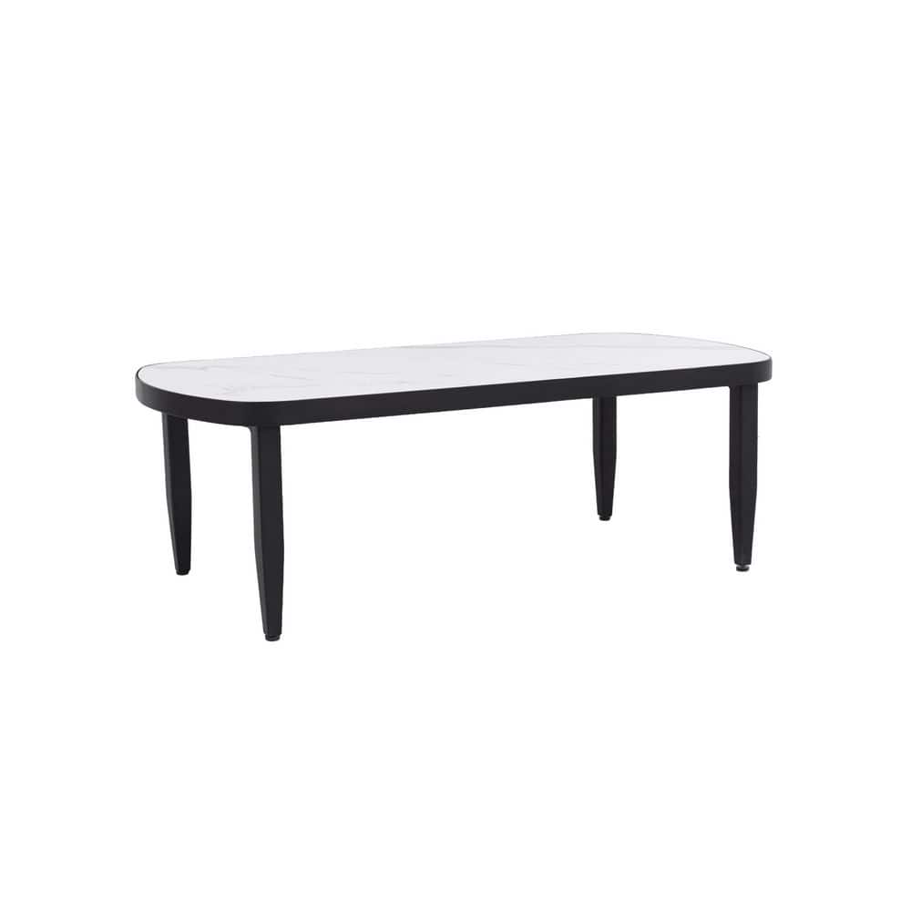 Modern Ember Black Aluminum Outdoor Coffee Table price history on PriceWatchPro